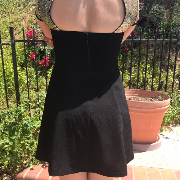 Sequin Black Party Dress - Picture 4 of 4